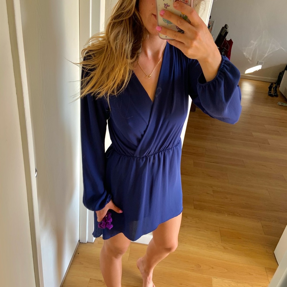 FOREIGN EXCHANGE blue dress